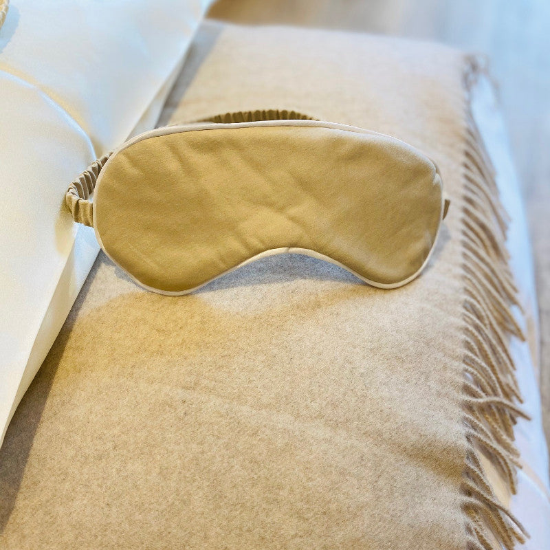 Cotton/satin sleep mask