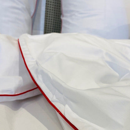 Cotton sateen bedding - Piped Collection