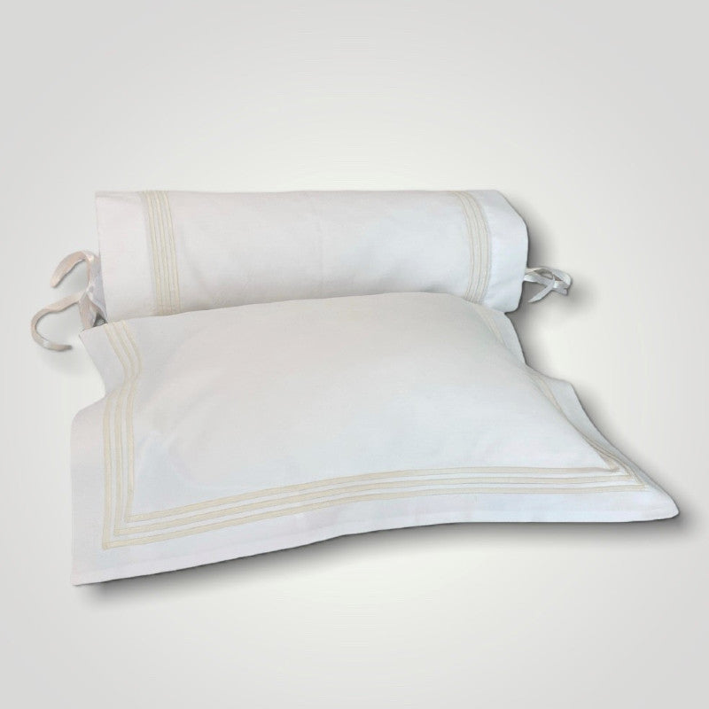 Basic Cotton Sateen Pillowcase with Piping