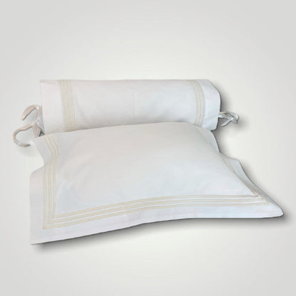 Basic Cotton Sateen Pillowcase with Piping