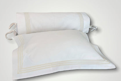 Basic Cotton Sateen Pillowcase with Piping