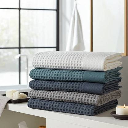 Waffle Piqué Bath Towel