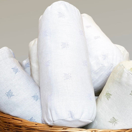 Deko-Nackenrolle Jacquard „Biene“