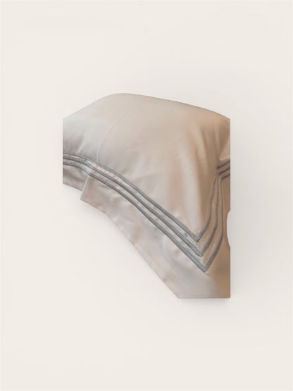 Basic Cotton Sateen Pillowcase with Piping