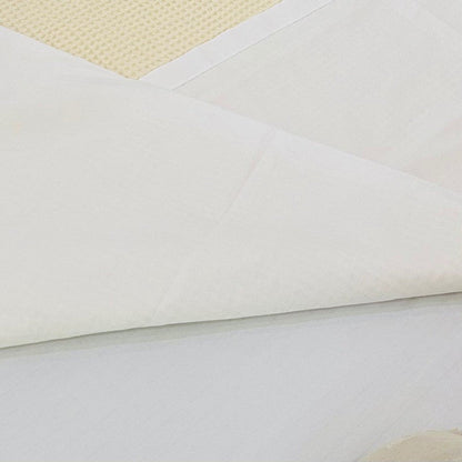 Percale bedsheets - White with hemstitch