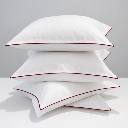 Cotton sateen bedding - Piped Collection