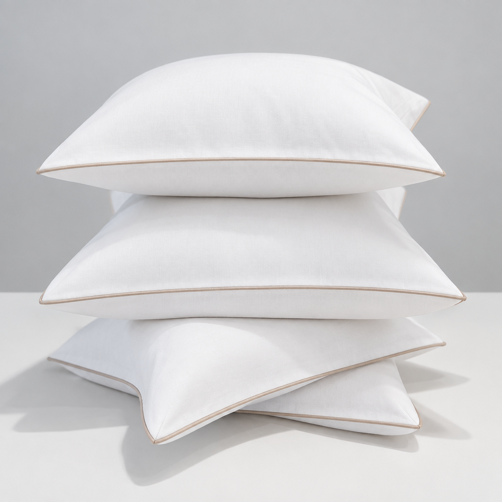 Cotton sateen bedding - Piped Collection