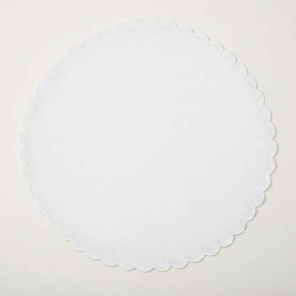 Platzteller – zartes Warmweiß